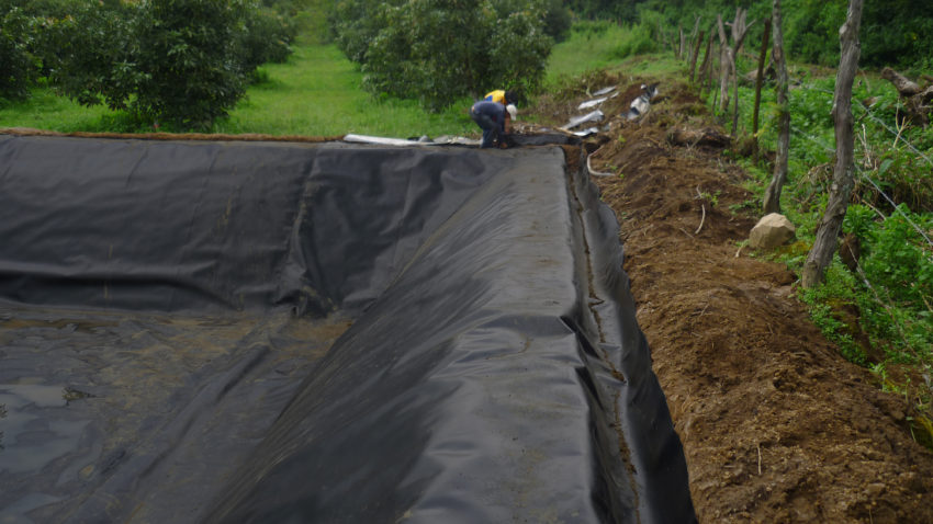 Instalacion de Geomembrana